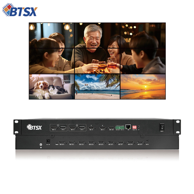 Contrôleur vidéo murale de contrôle dynamique de fenêtre avec interfaces de sortie HDMI 2.0 LOOP en option et alimentation en courant continu 12V/5A