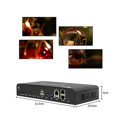 Splicing multi-écran pour la publicité et la surveillance Ultra HDMI 2.0x1 HD 4k 2x2 contrôleur de mur vidéo
