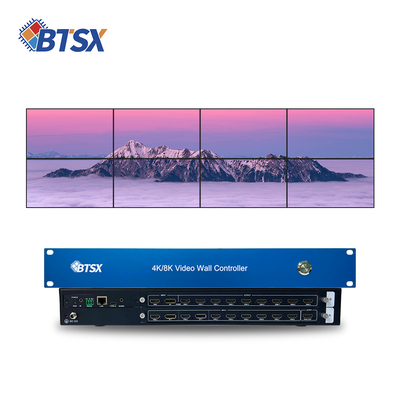Dimensions physiques 483×200×60 mm Vidéo contrôleur murale avec 1 3,5 mm Audio stéréo et 3,5 mm Audio Split