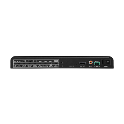 Solution de surveillance de conférence sécurisée HDMI Bitvisus 4x1, 4 entrées 1 sortie, 4K60, affichage multi-vues, adaptateur de commutation d'écran multi-viewer