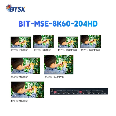 Contrôleur mural vidéo professionnel 4K avec 4x HDMI 2.0 pour contenu dynamique