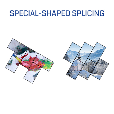 Bitvisus 8K60 PIP Effets de bord Point à point Splicing irrégulier Processeur vidéo LCD LED