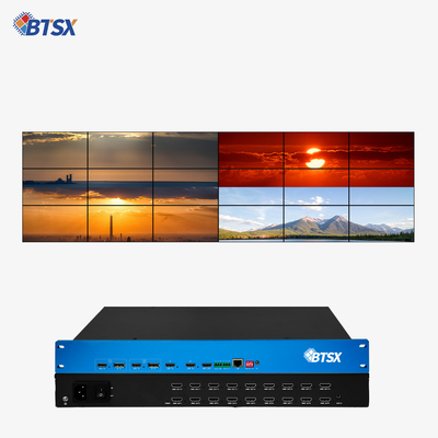 Processeur de vidéo 4K OEM / ODM HDMI Matrix Switcher Multiviewer avec télécommande IR
