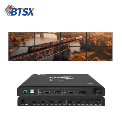 BIT-MSE-8K-208HD 1X1 1X2 1X3 1X6 2X1 2X2 2X4 Commutateur vidéo 2 en 8 contrôleur de mur vidéo