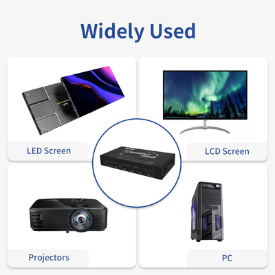 Processeur mural vidéo 4K 1x1 1xN Mx1 pour fusion de projection multicanal avec 4 sorties HDMI