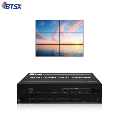 Contrôle flexible et résolution maximale 5760x2160 30Hz contrôleur de mur vidéo pour écrans à grande échelle