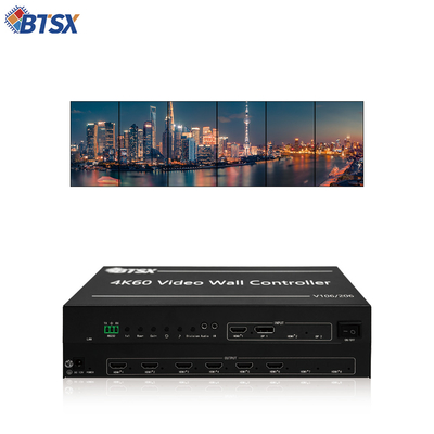 Contrôle flexible et résolution maximale 5760x2160 30Hz contrôleur de mur vidéo pour écrans à grande échelle