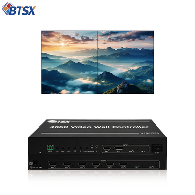 Contrôle flexible et résolution maximale 5760x2160 30Hz contrôleur de mur vidéo pour écrans à grande échelle