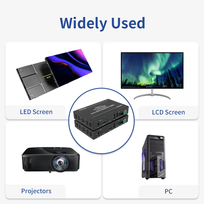 Résolution IR RS232 de haute définition HDMI Audio Extender 10km 4k HDMI USB KVM Extender