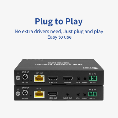 HDBaseT HDMI Extender à fibre 150m pour les signaux longue distance Améliorez votre système AV