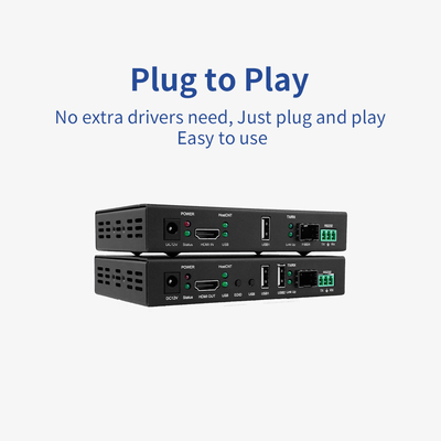 Extendor de fibre HDMI 4K avec KVM et RS232

Extenseur de fibre optique HDMI professionnel à latence zéro

4K@30Hz HDMI sur le prolongateur à fibre mono-mode