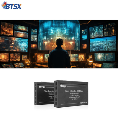 Extendor de fibre HDMI 4K avec KVM et RS232

Extenseur de fibre optique HDMI professionnel à latence zéro

4K@30Hz HDMI sur le prolongateur à fibre mono-mode