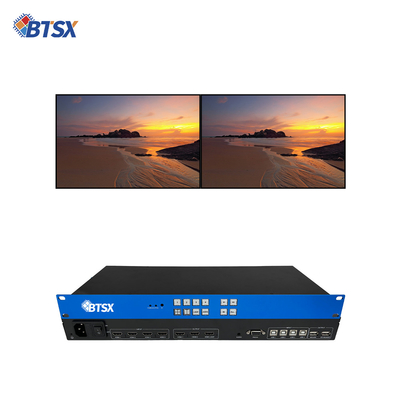 Fin de la solution KVM BIT-MV-U1-MD403 Processeur multi-visualiseur à résolution 4K60 avec 3 ports de sortie HDMI 2.0 et 1 boucle
