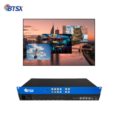 Fin de la solution KVM BIT-MV-U1-MD403 Processeur multi-visualiseur à résolution 4K60 avec 3 ports de sortie HDMI 2.0 et 1 boucle