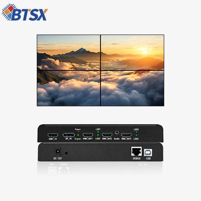 1x3 1x2 Contrôleur multi-affichage Écran d'épissage 4K Hdmi Écran LED Processeur vidéo