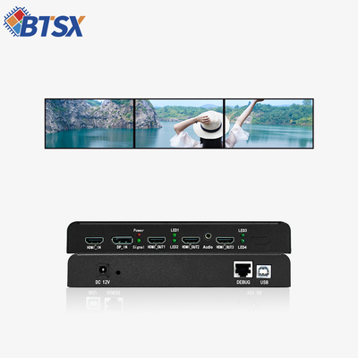 1x3 1x2 Contrôleur multi-affichage Écran d'épissage 4K Hdmi Écran LED Processeur vidéo