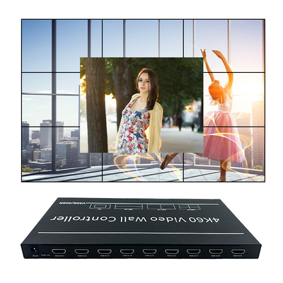 Saling 2x4 2x6 contrôleur de mur vidéo HDMI Téléviseur rotatif Splicing Processor 1x9 3x3 3x6 HD