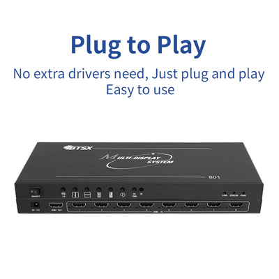 3x2 1x5 1x7 2x2 HDMI Multi Viewer Point à Point Plug and Play 4K TV Vidéo Commutateur