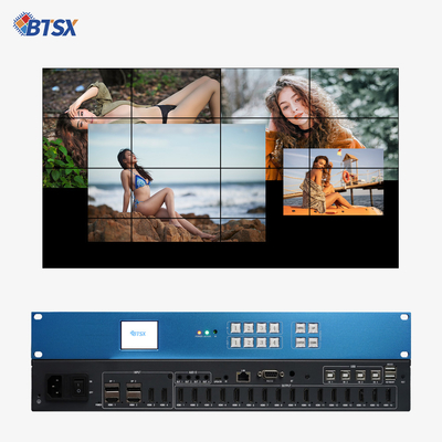 Le contrôleur de mur vidéo pour centres de contrôle de commande comprend le processeur vidéo BIT-VP-U1-MD416 Résolution de sortie 1920x1080P60
