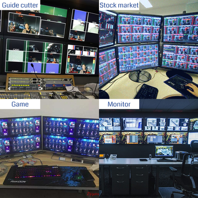 Contrôleur de mur vidéo 8 bits Métodes de sortie et de contrôle des boutons pour des configurations d'affichage flexibles