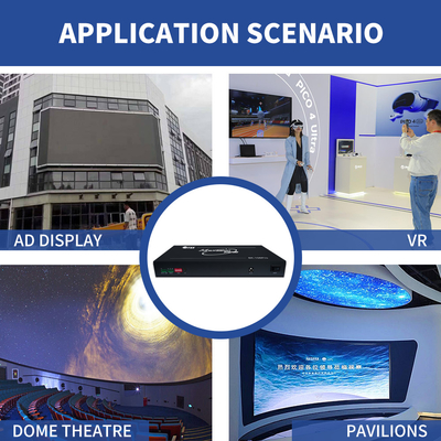 Processeur multi-écran 8K pour la projection 4K Expandant multi-écran 8K avec 1920x1080P120 Processeur vidéo multi-canaux 8K pour les centres de commandement