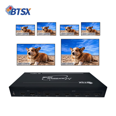 Processeur multi-écran 8K pour la projection 4K Expandant multi-écran 8K avec 1920x1080P120 Processeur vidéo multi-canaux 8K pour les centres de commandement