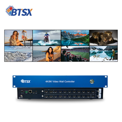 Dimensions du produit 483 mm × 200 mm × 60 mm Mur vidéo de la salle de contrôle avec résolutions d'entrée 1080P60 IN5-8