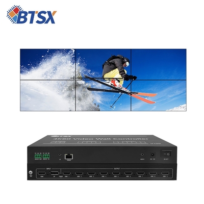 Contrôleur de mur vidéo Bitvisus - Prend en charge les configurations 3x3, 2x4, 5*1 et 7*1, sans latence, sans étirement BIT-VWC-109