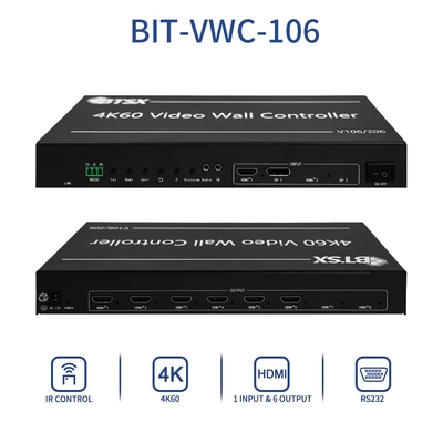 Processeur de jonction vidéo professionnel Bitvisus - Prend en charge la jonction d'écran 9 BIT-VWC-106