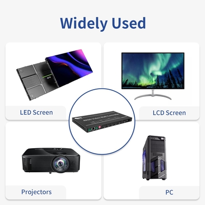 Bitvisus 3X3 2X3 4K Sans Couture 4 Sources PIP POP HDMI TV Salle de Réunion Contrôleur de Processeur de Mur Vidéo BIT- VWC-409R