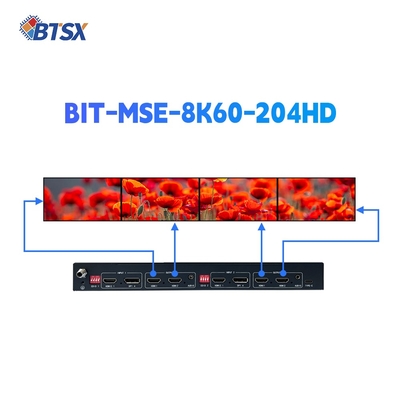 Contrôleur de mur vidéo Résolution d'entrée maximale 1×2 7680×2160P60 alimentation 12V/2A adaptateur CC inclus Traitement en temps réel