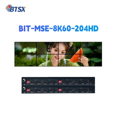 Pourquoi choisir le processeur multi-écrans 8K60 de qualité industrielle BitVisus pour les opérations multi-bureau à ultra-haute résolution et le traitement d'images multicanal 290×143×35mm L×l×H Poids 1,2 kg Horloge pixel Entrée 1200 MHz Sortie 600 MHz Contrôleur de mur d'images
