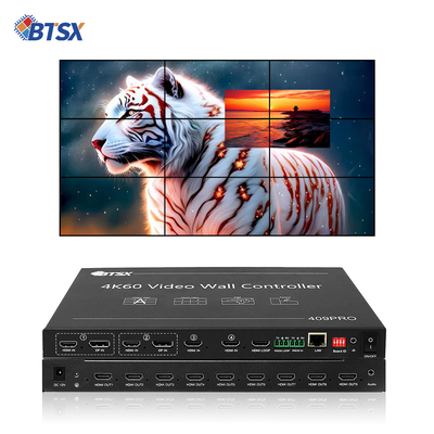 Contrôleur de mur d'images vidéo LCD LED TV Bitvisus RACK PIP Commutation transparente Commutateur HDMI Matrix 3x3 3x4 3x5 3x6