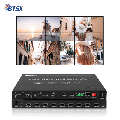 Contrôleur de mur d'images vidéo LCD LED TV Bitvisus RACK PIP Commutation transparente Commutateur HDMI Matrix 3x3 3x4 3x5 3x6