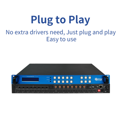 Commutateur matriciel HDMI Bitvisus 8x8 4K 60Hz Splitter HDCP2.2/1.4 Smart EDID IR Control RS232 TCP/IP BIT-Ma-U1-MC0808