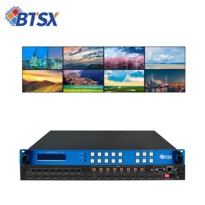Commutateur matriciel HDMI Bitvisus 8x8 4K 60Hz Splitter HDCP2.2/1.4 Smart EDID IR Control RS232 TCP/IP BIT-Ma-U1-MC0808
