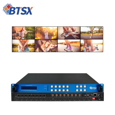 Commutateur matriciel HDMI Bitvisus 8x8 4K 60Hz Splitter HDCP2.2/1.4 Smart EDID IR Control RS232 TCP/IP BIT-Ma-U1-MC0808