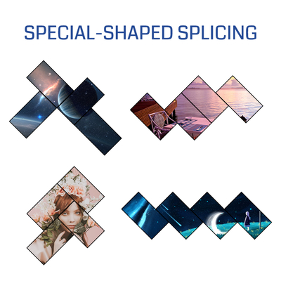 Contrôleur d'écran vidéo Bitvisus pour murs d'images spéciaux, assemblage en 6 angles et formes quelconques à l'intérieur de l'écran BIT-VJ-106Pro