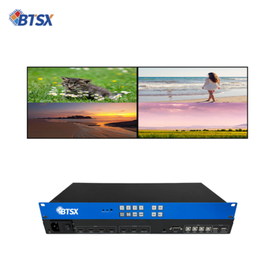 Processeur de paroi vidéo compatible 4K60 avec type de sortie HDMI et adaptateur de commutateur d'écran