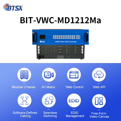 Commutateur de matrice HDMI de haute performance avec résolution maximale de sortie 4096x2160P60 et service après-vente de 3 ans