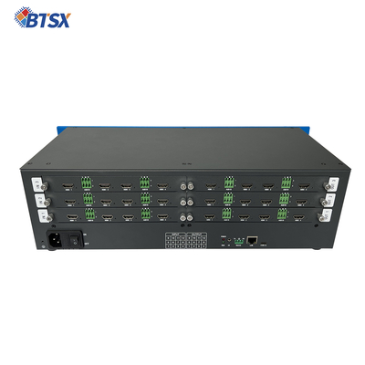 12 X HDMI 2.0 Interface d'entrée Salle de commande Mur vidéo avec consommation d'énergie de 72W 3 cartes d'entrée