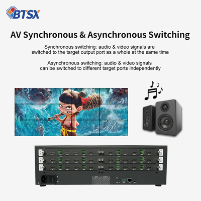 Obtenez des performances audio supérieures avec notre commutateur matriciel HDMI 5,7 KG et la sortie audio HDMI sans compromettre la qualité