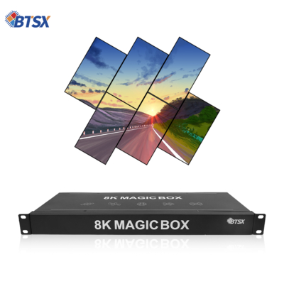 Répartiteur mural vidéo HDMI professionnel 6xHDMI1.3 Interface de sortie Alimentation DC 12V 2A pour affichage vidéo sans couture