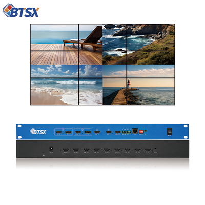 Audio Suivi Multiview HDMI Vidéo Commutateur Mixeur Contrôleur de mur vidéo