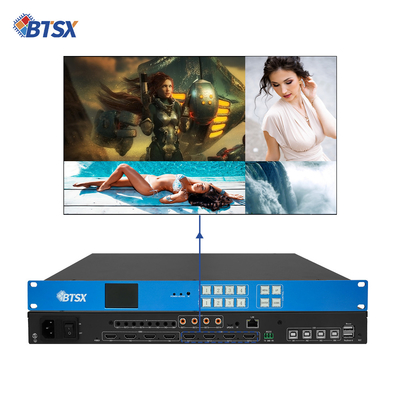 Bitvisus 3840x2400 60Hz 4x4 2x2 1x4 4x1 Roaming PIP Matrix Switcher Processeur vidéo