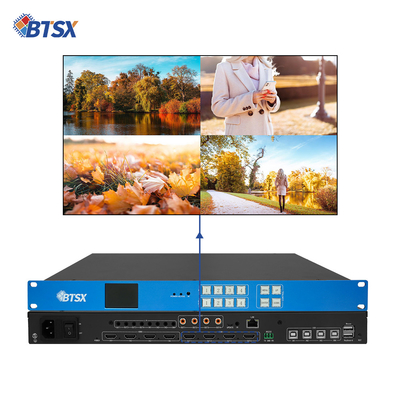 Contrôleur mural vidéo audio vidéo KVM sans couture 4x4 2x2 1x4 4K60 HDMI PIP Editable avec 4 entrées HDMI 2.0