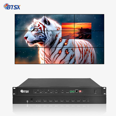 Processeur vidéo 4K Bitvisus 3x3 3x4 3x5 3x6 Contrôleur de mur vidéo 9 HDMI1.3