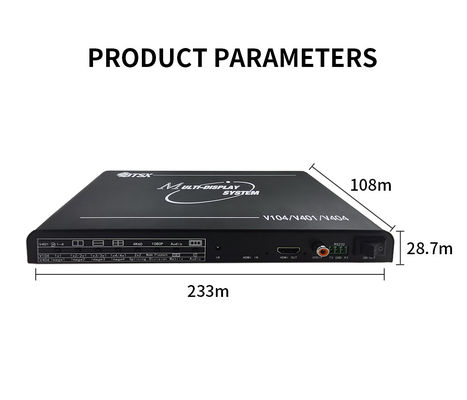 Bitvisus 4K60 HDMI Multi Viewer Diviseur d'écran audio vidéo avec télécommande