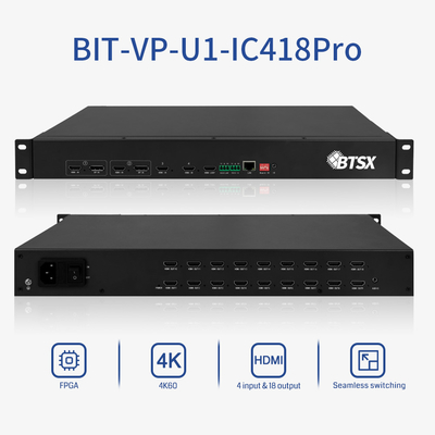 Contrôle IR HDMI Processeur murale vidéo 4k avec fonctionnalité de commutation transparente