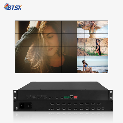 Processeur vidéo HDMI 4K, commutateur de matrice Multiviewer, protection de l'environnement